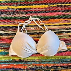 RELLECIGA White Bikini Top L